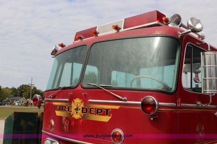 image for item K1196 1970 Howe fire truck