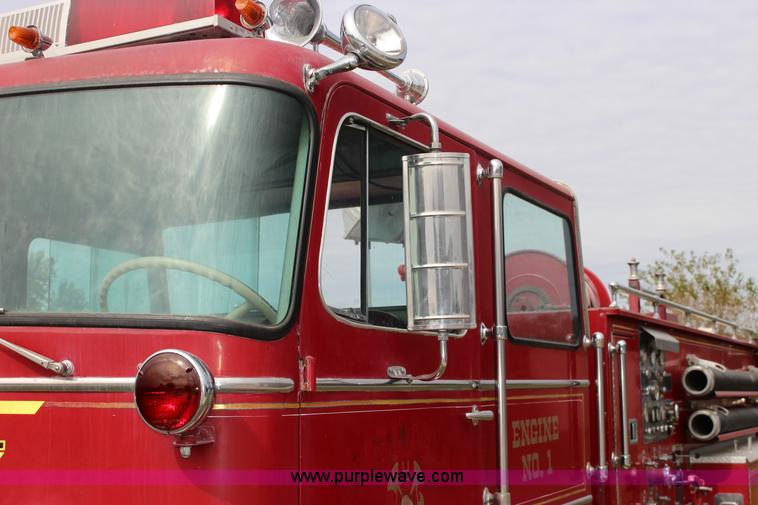 image for item K1196 1970 Howe fire truck