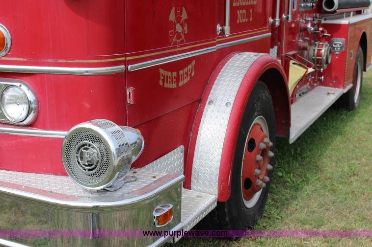 image for item K1196 1970 Howe fire truck