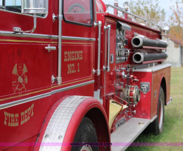 image for item K1196 1970 Howe fire truck