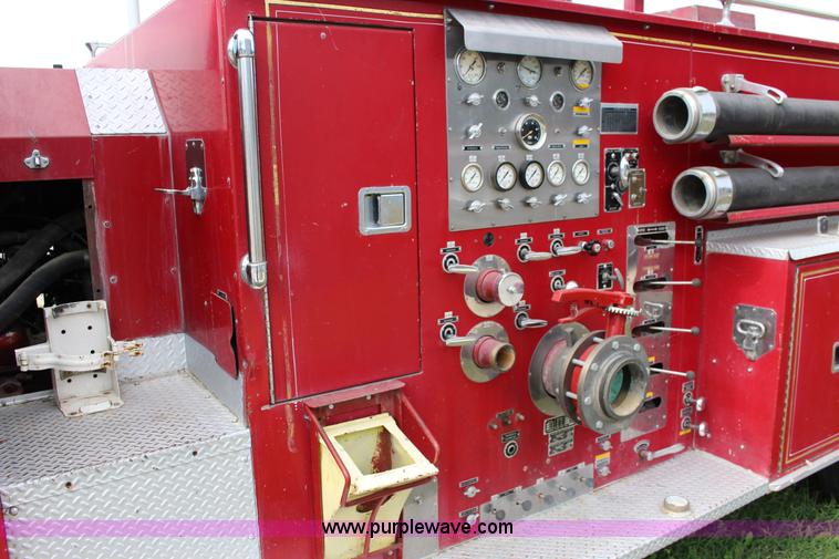 image for item K1196 1970 Howe fire truck