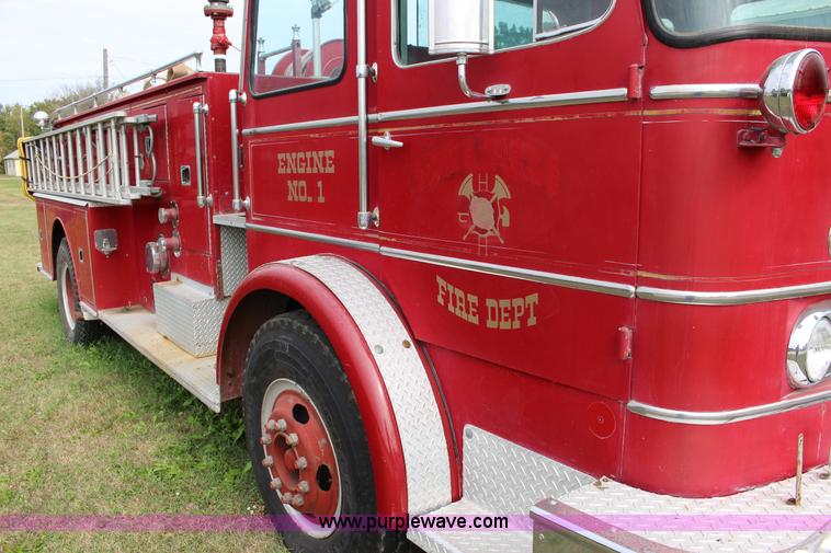 image for item K1196 1970 Howe fire truck