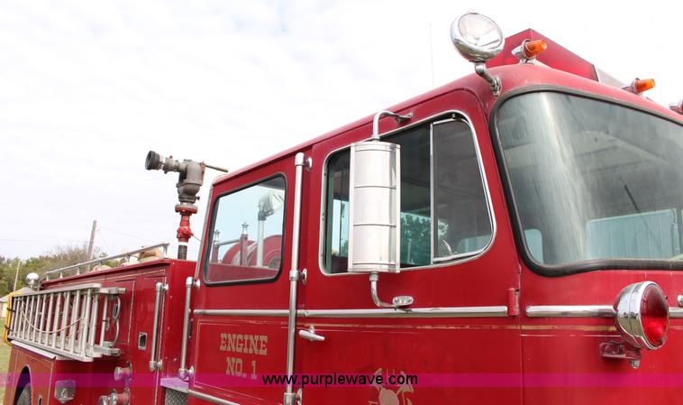 image for item K1196 1970 Howe fire truck