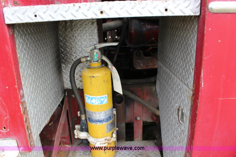 image for item K1196 1970 Howe fire truck