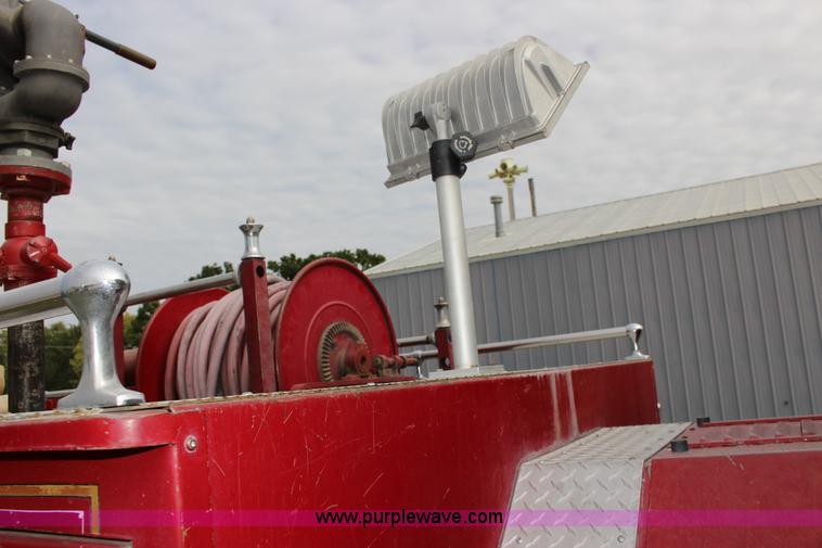 image for item K1196 1970 Howe fire truck