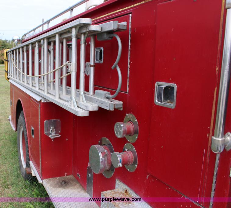 image for item K1196 1970 Howe fire truck