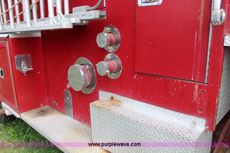image for item K1196 1970 Howe fire truck
