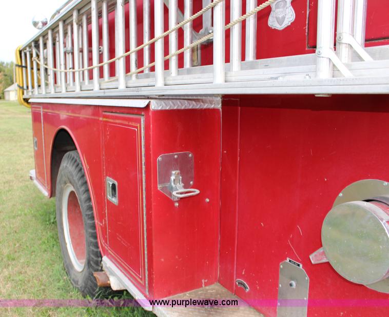 image for item K1196 1970 Howe fire truck