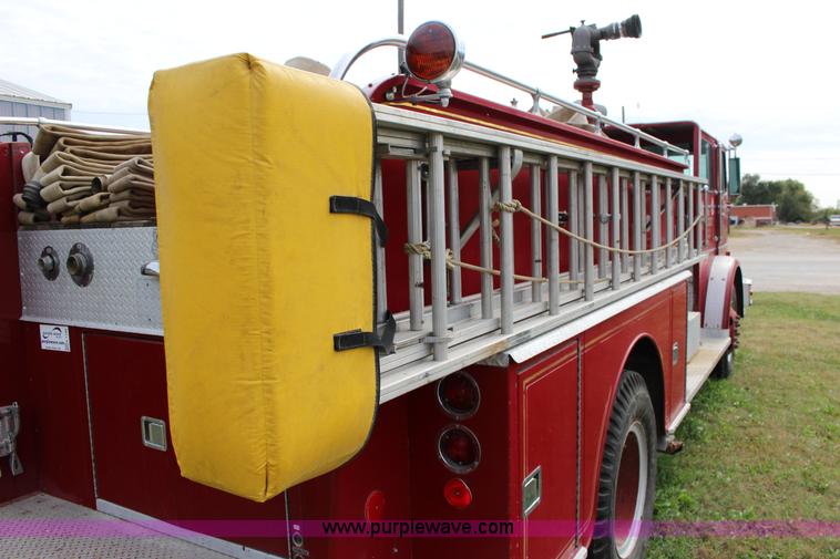 image for item K1196 1970 Howe fire truck