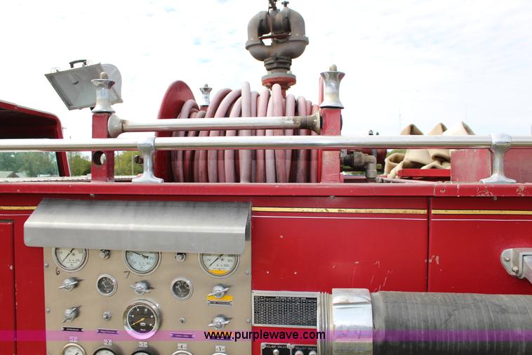 image for item K1196 1970 Howe fire truck