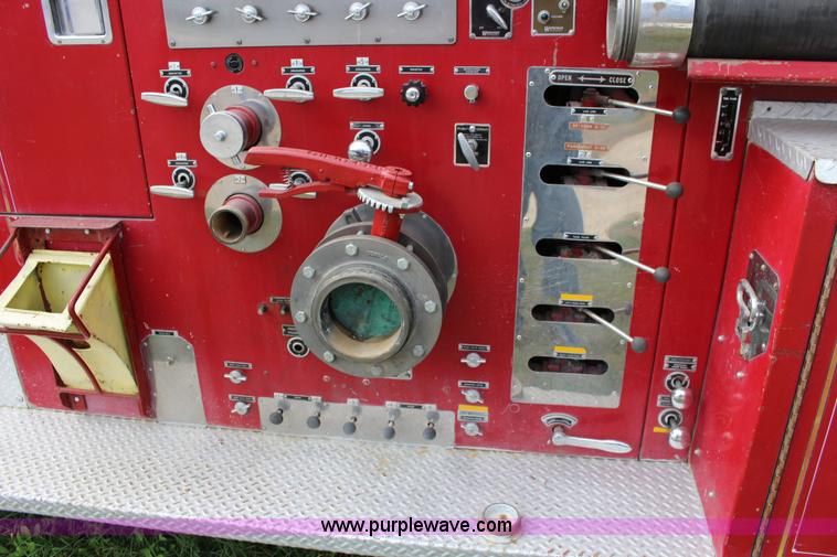 image for item K1196 1970 Howe fire truck