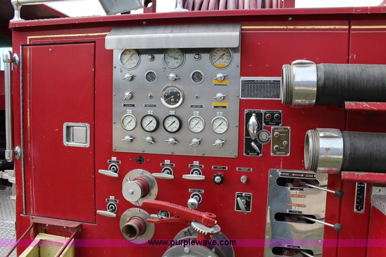 image for item K1196 1970 Howe fire truck