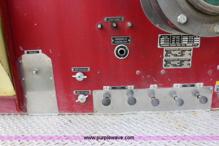 image for item K1196 1970 Howe fire truck
