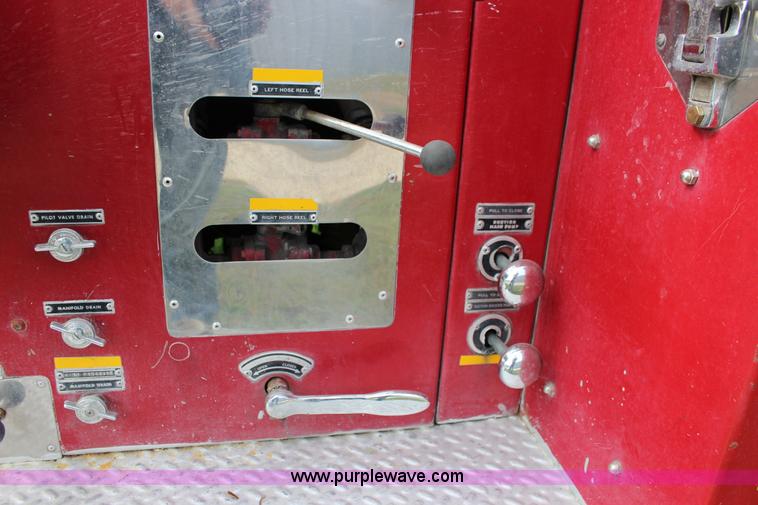 image for item K1196 1970 Howe fire truck