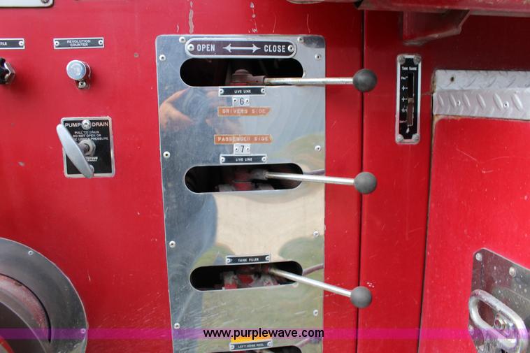 image for item K1196 1970 Howe fire truck