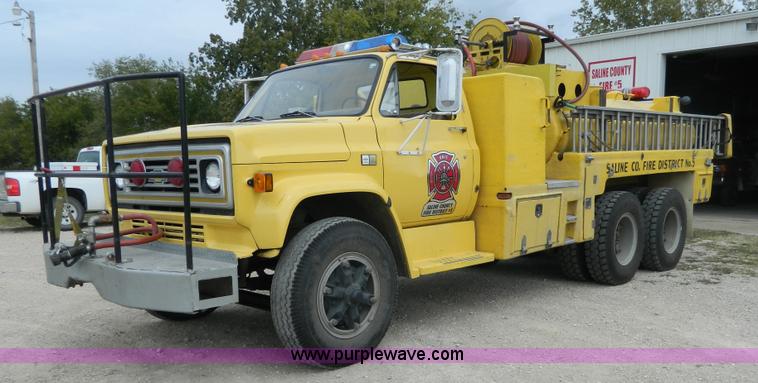 image for item K8201 1984 Chevrolet C70 brush fire truck