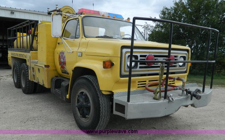 image for item K8201 1984 Chevrolet C70 brush fire truck