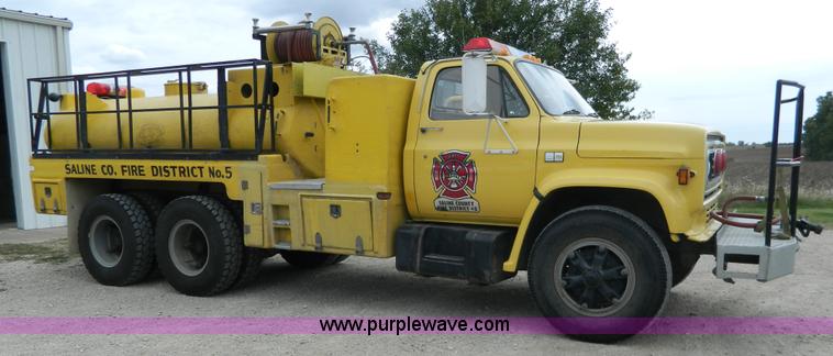 image for item K8201 1984 Chevrolet C70 brush fire truck