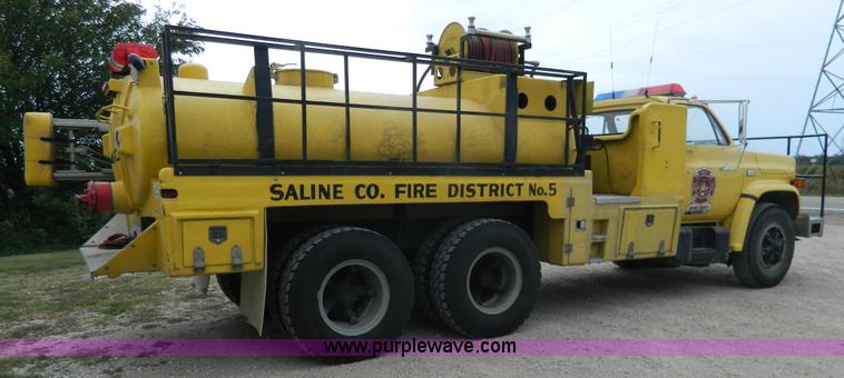 image for item K8201 1984 Chevrolet C70 brush fire truck