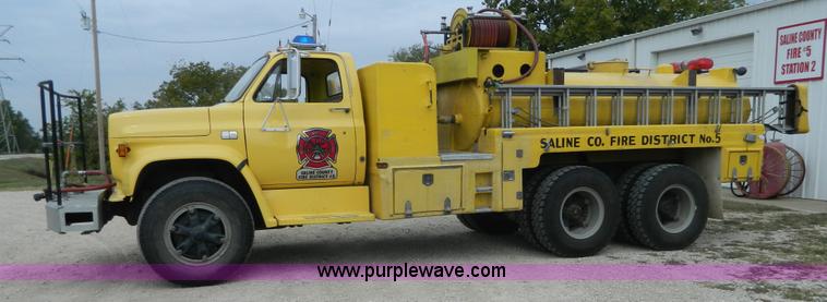 image for item K8201 1984 Chevrolet C70 brush fire truck