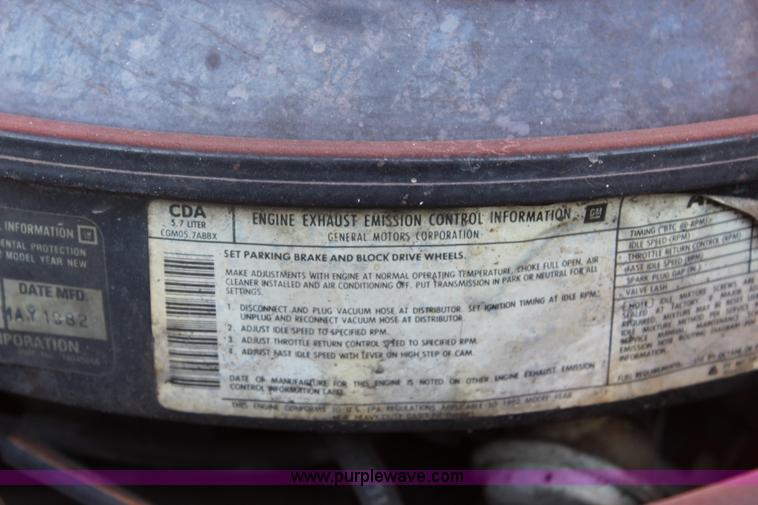 image for item L2459 1982 Chevrolet 3500 fire truck