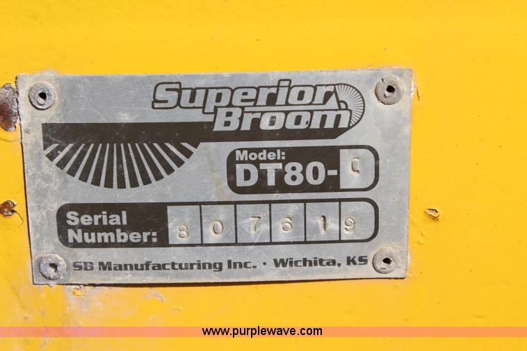 image for item L2479 2007 Superior DT80CT self propelled broom