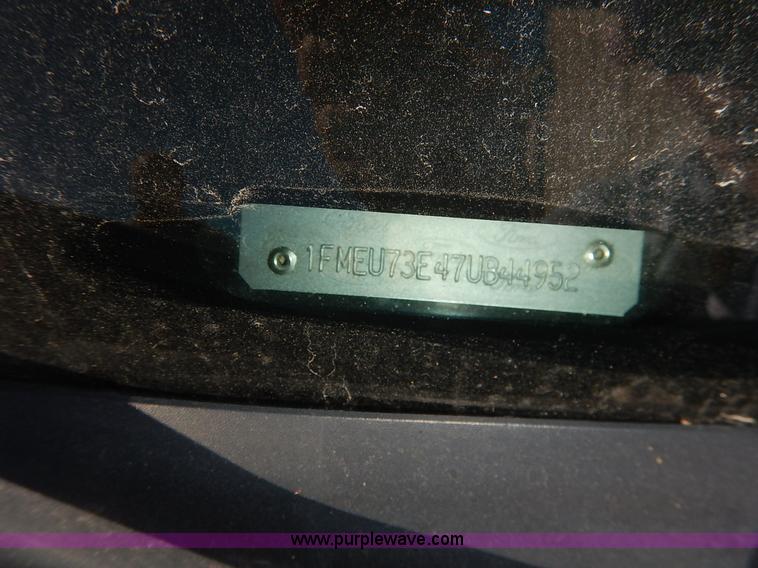 image for item L3500 2007 Ford Explorer XLT SUV