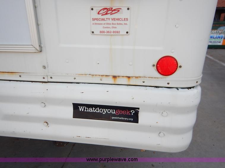 image for item L3526 1996 Blue Bird TC2000 Bookmobile bus