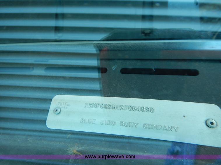 image for item L3526 1996 Blue Bird TC2000 Bookmobile bus