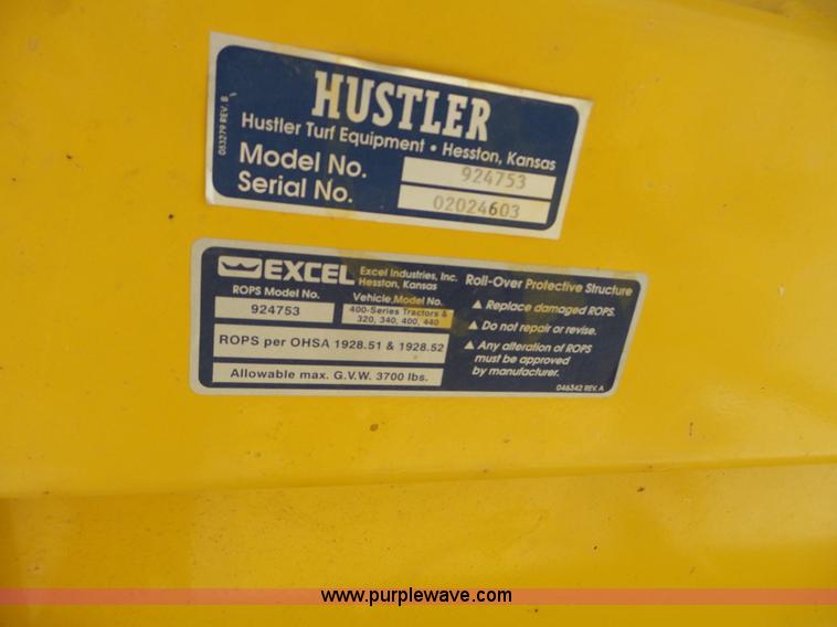 image for item L5091 Hustler 4600 lawn mower