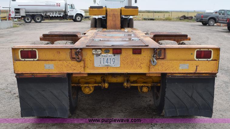 image for item L5995 1978 Hyster lowboy equipment trailer