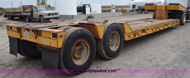 image for item L5995 1978 Hyster lowboy equipment trailer