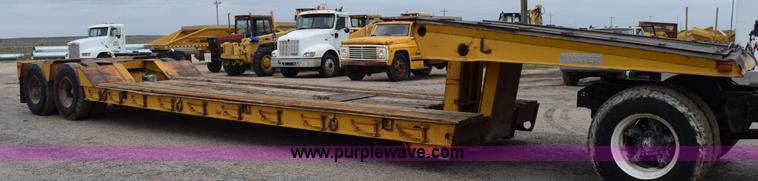 image for item L5995 1978 Hyster lowboy equipment trailer