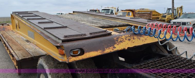 image for item L5995 1978 Hyster lowboy equipment trailer