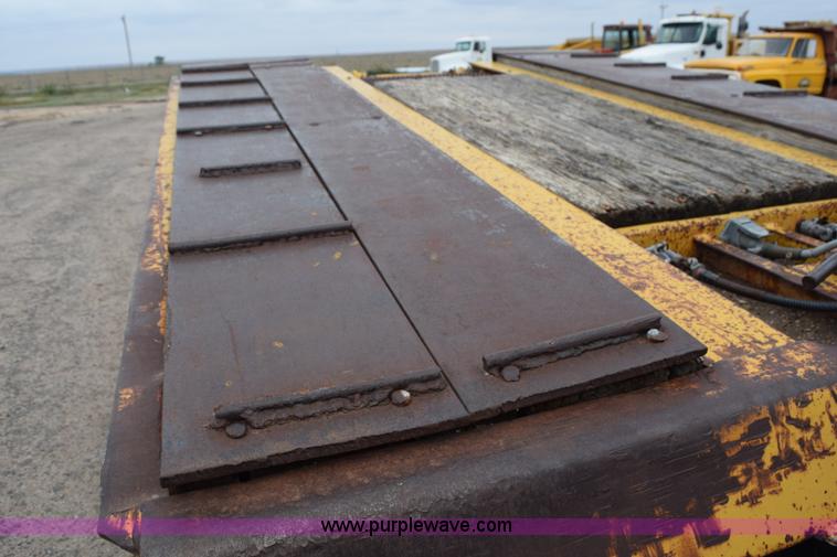 image for item L5995 1978 Hyster lowboy equipment trailer