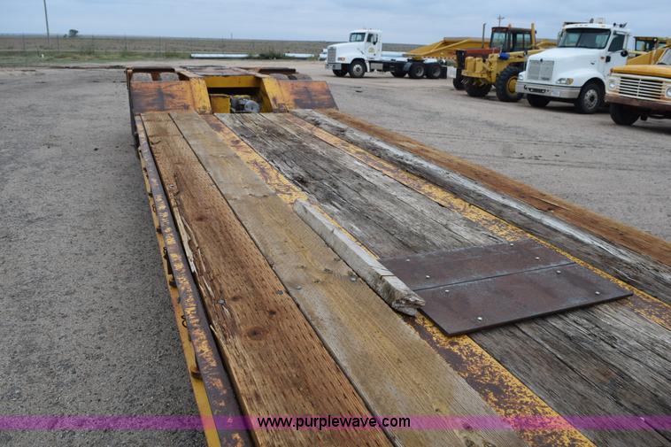 image for item L5995 1978 Hyster lowboy equipment trailer