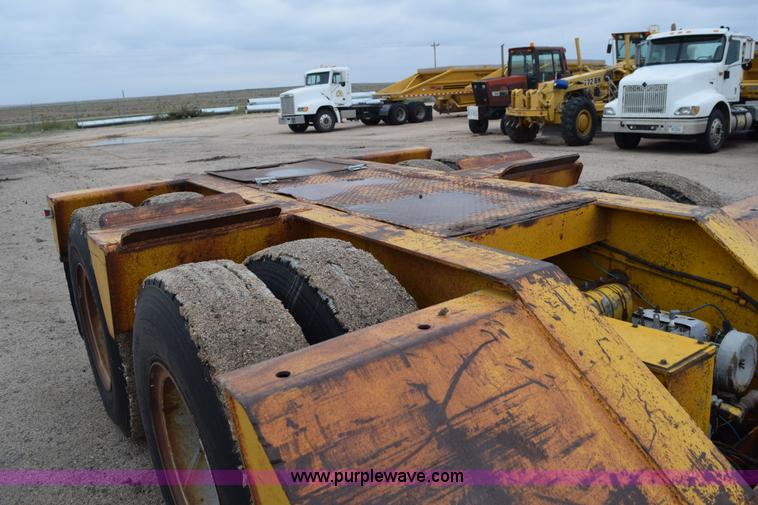 image for item L5995 1978 Hyster lowboy equipment trailer
