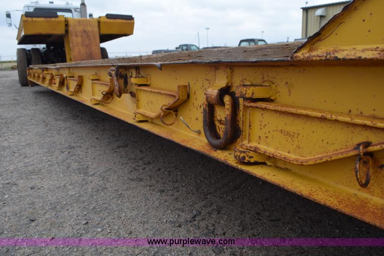 image for item L5995 1978 Hyster lowboy equipment trailer