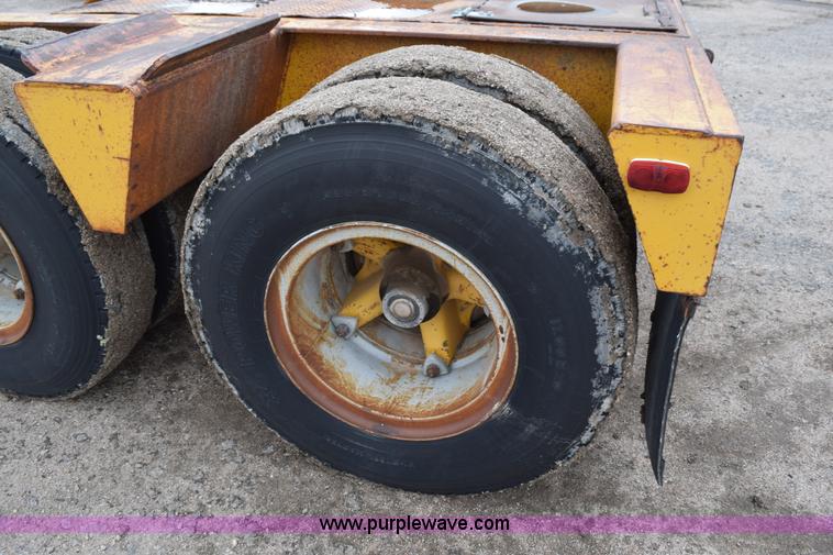 image for item L5995 1978 Hyster lowboy equipment trailer
