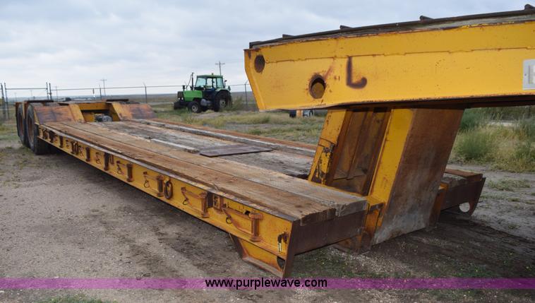 image for item L5995 1978 Hyster lowboy equipment trailer