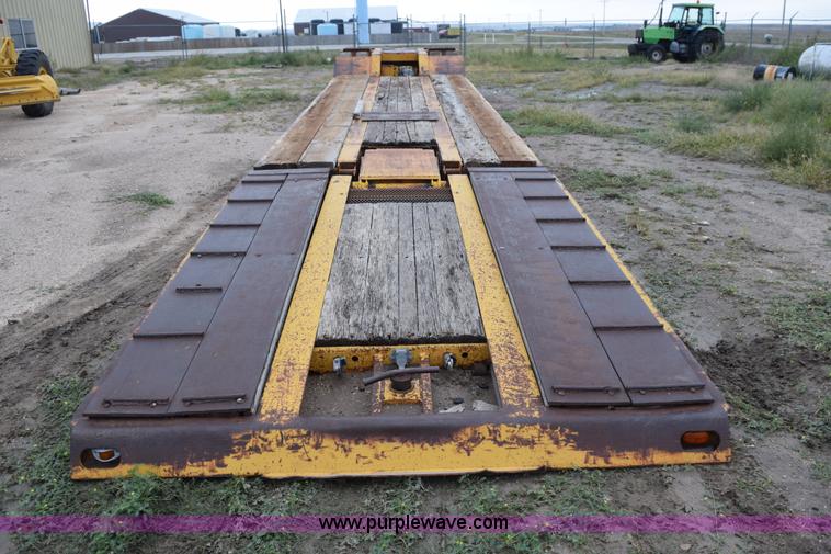 image for item L5995 1978 Hyster lowboy equipment trailer