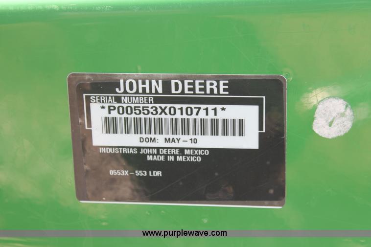 image for item AK9530 John Deere 553 loader