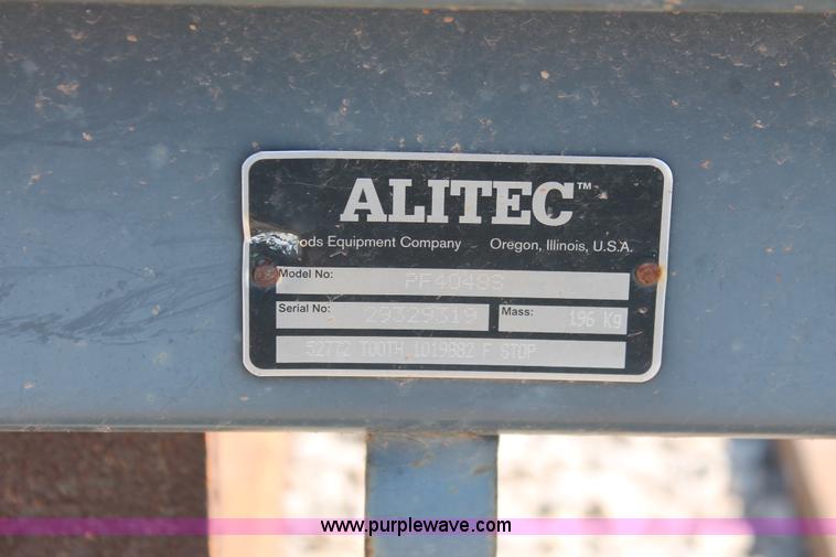 image for item AK9537 Woods Alitec PF4048S skid steer attachment