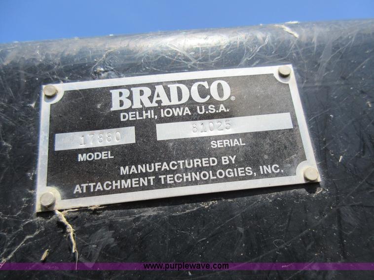 image for item BR9893 Bradco Pow-R-Cutter skid steer mower