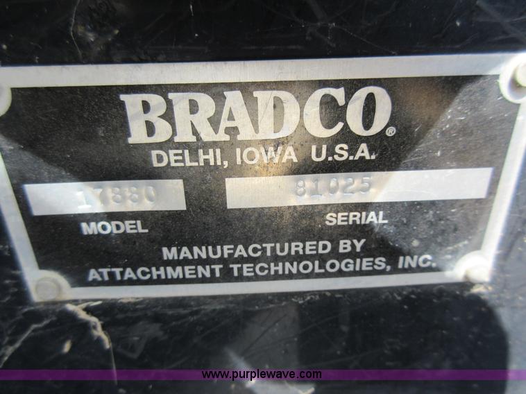 image for item BR9893 Bradco Pow-R-Cutter skid steer mower