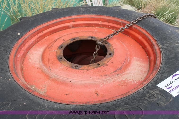 image for item J1434 (2) 20.8-38 tires and wheels