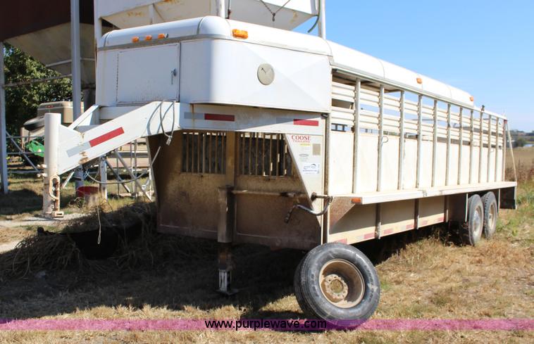 image for item K1200 2005 Coose livestock trailer