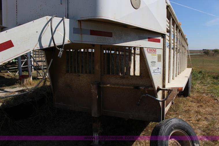 image for item K1200 2005 Coose livestock trailer