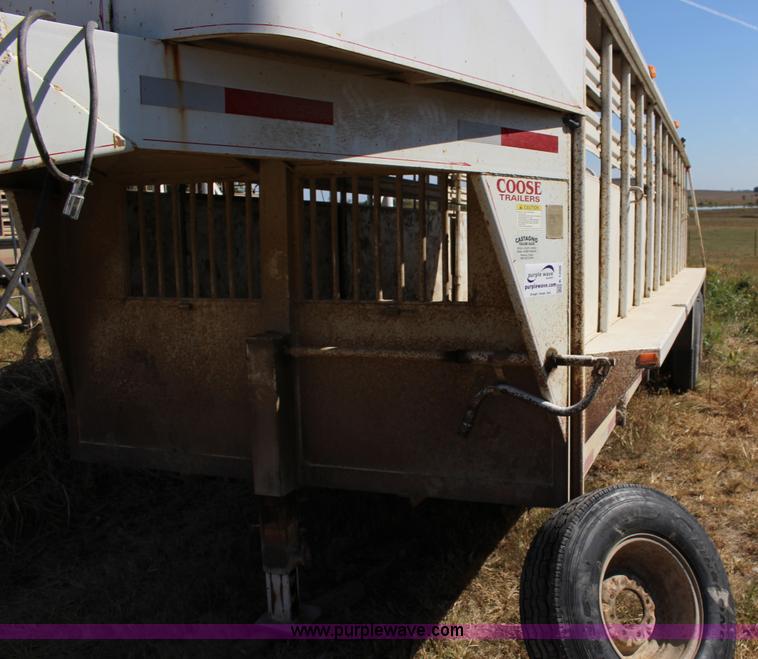 image for item K1200 2005 Coose livestock trailer