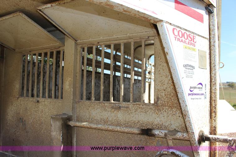 image for item K1200 2005 Coose livestock trailer